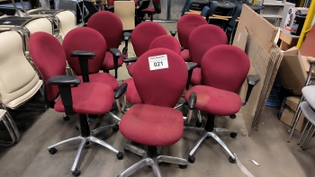 Görgős szék (bordó)