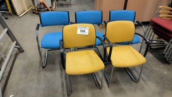 Tárgyalószék (kék és sárga)