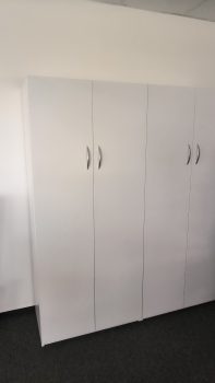 Polcos szekrény (magas-fehér)