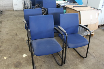 Tárgyalószék (kék)