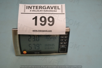 Testo higrométer nyomáskijelzővel