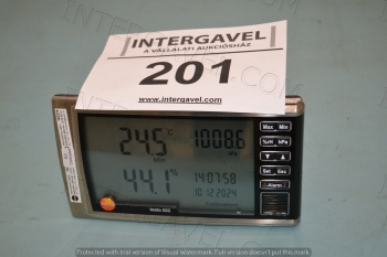 Testo higrométer nyomáskijelzővel