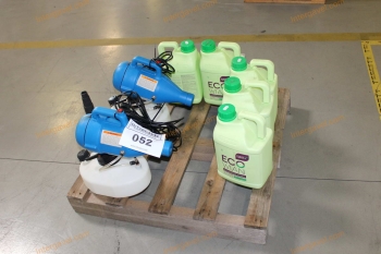 Fertőtlenítő porlasztó berendezés