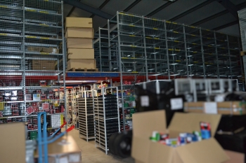 Kétszintes Schaefer polcos állványrendszer