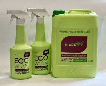 ECO WIAN Higén +99 ipari fertőtlenítő és tisztítószer