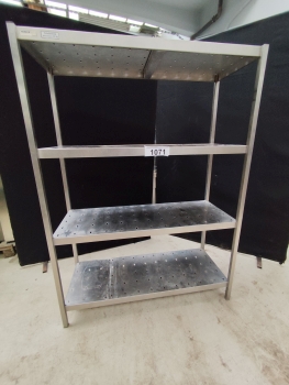 Rozsdamentes perforált állvány