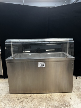 4xGN1/1 melegentartó pult üveges felépítménnyel