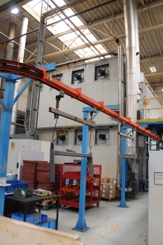 Porfestő és felületkezelő gépsor aukciója