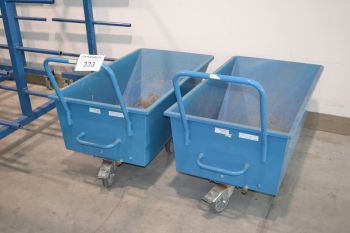 Fémhulladéktároló kocsi